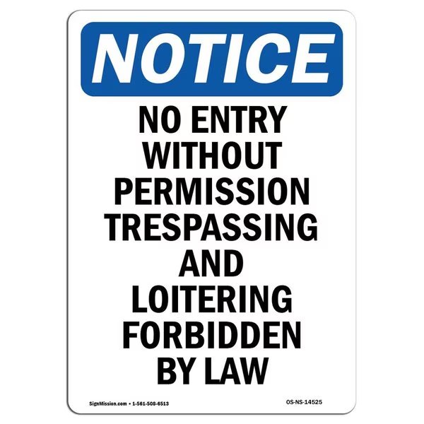 OSHA Notice Sign, 18